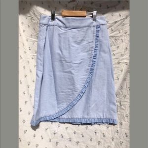 JCrew Baby Blue Pencil Skirt, size 00 (fits 2, 4)